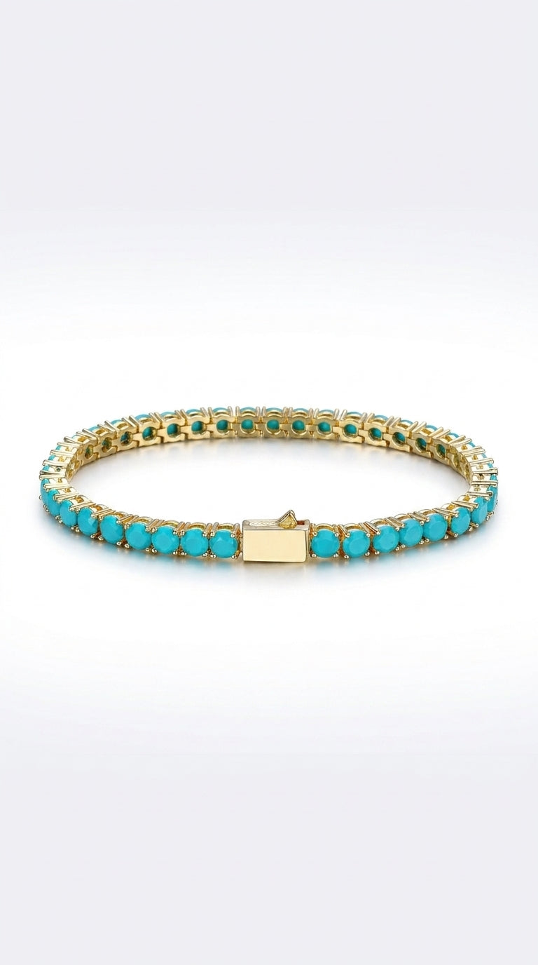 Pulsera |Turquesa Imperial Gold