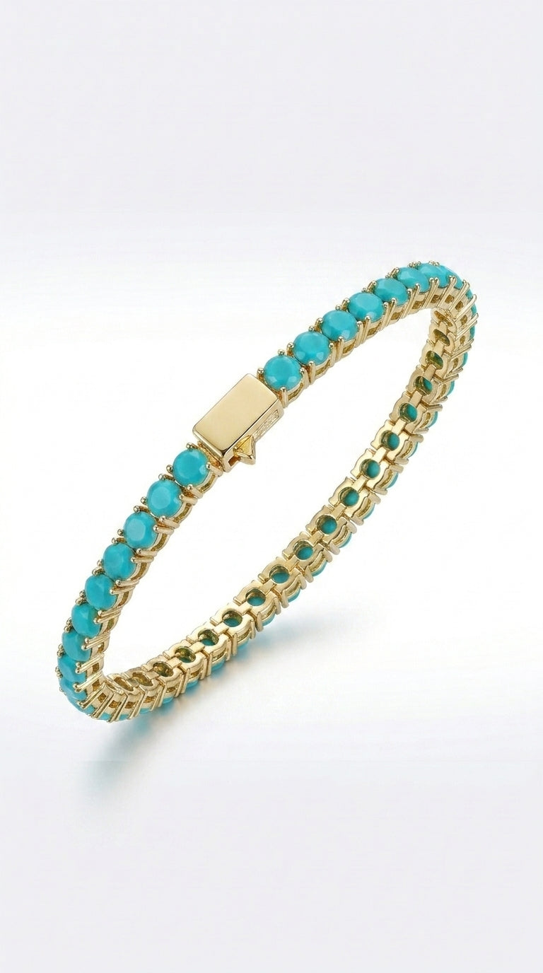Pulsera |Turquesa Imperial Gold