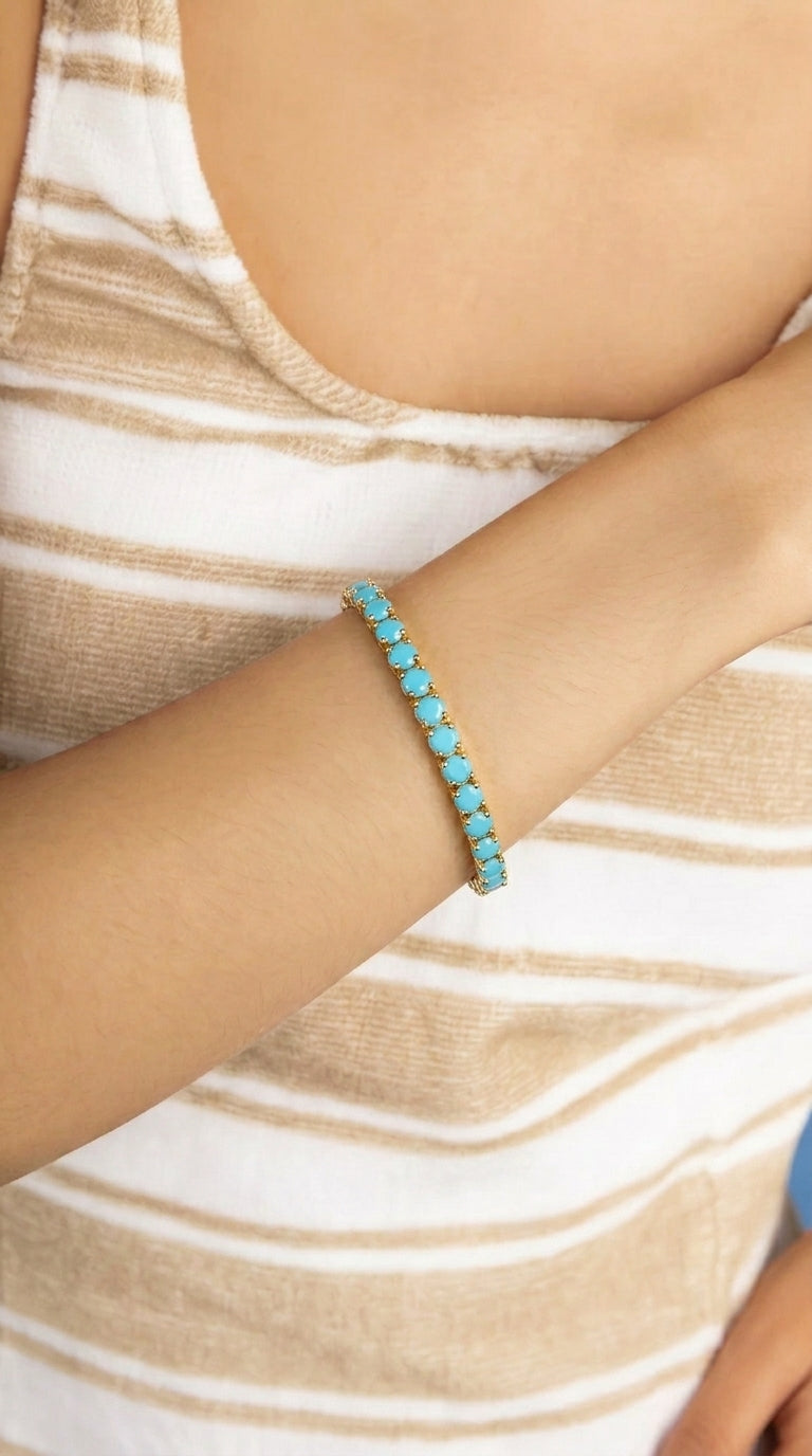 Pulsera |Turquesa Imperial Gold